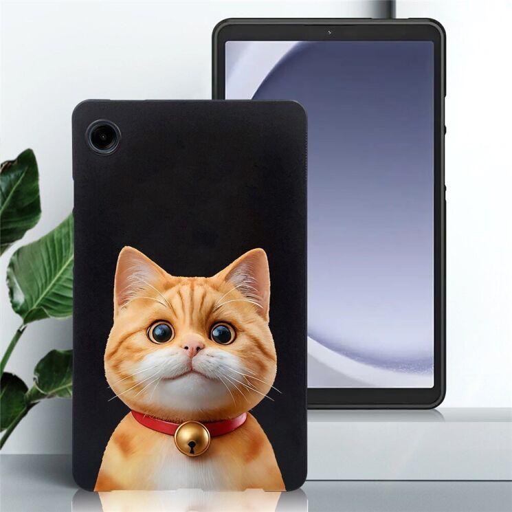 Защитный чехол Deexe Animal Series для Samsung Galaxy Tab A9 (X110/115) - Cat: фото 2 из 7