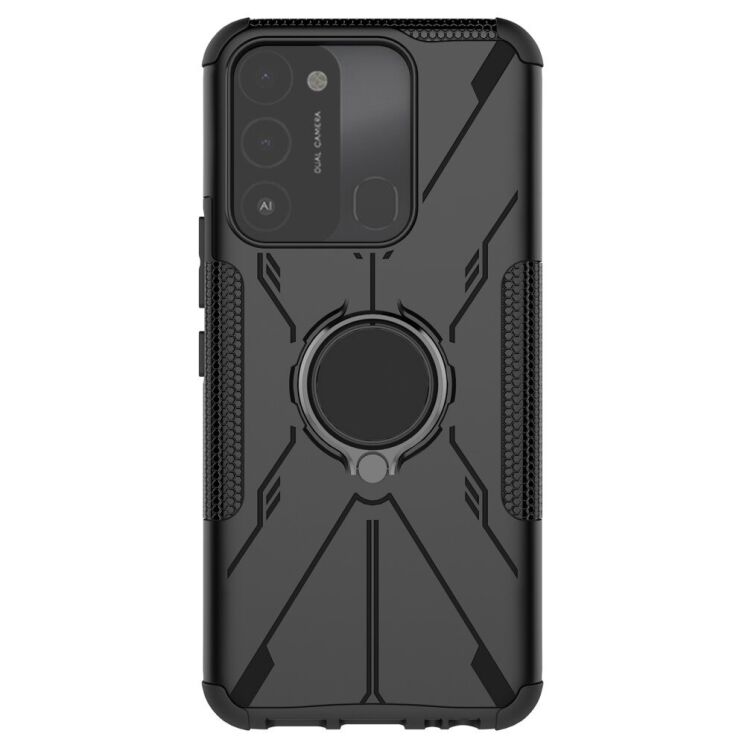 Защитный чехол Deexe Armor Bear для Tecno Spark Go 2022 (KG5m) - Black: фото 5 из 23