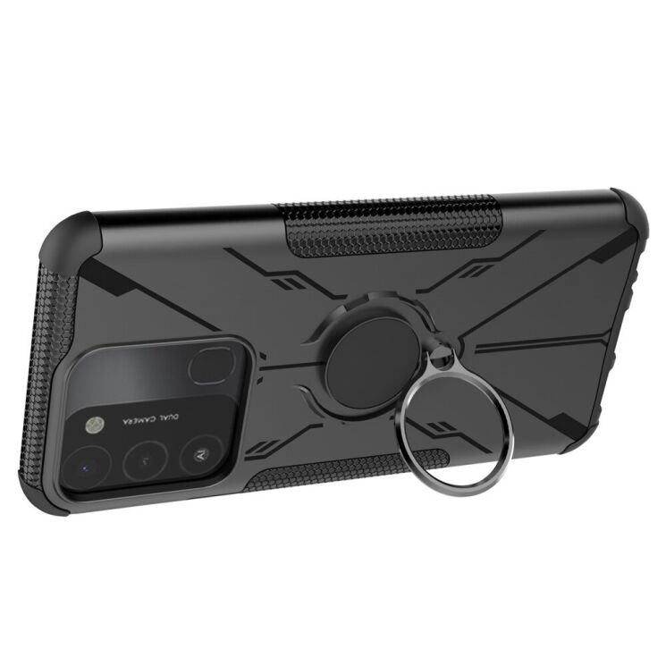 Защитный чехол Deexe Armor Bear для Tecno Spark Go 2022 (KG5m) - Black: фото 2 из 23