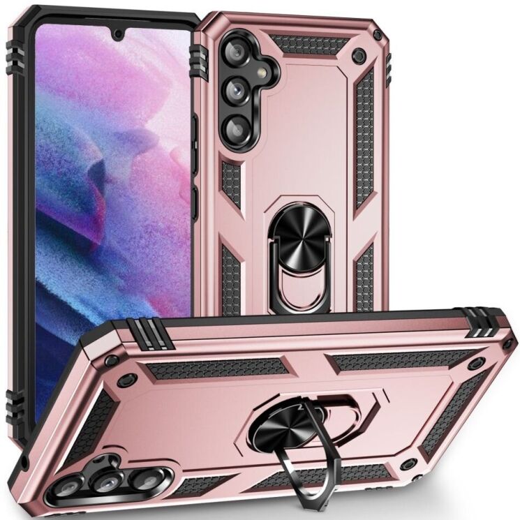 Защитный чехол Deexe Armor Case для Samsung Galaxy A34 (A346) - Rose Gold: фото 1 из 7