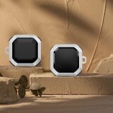 Захисний чохол Deexe Armor Cover для Samsung Galaxy Buds Live / Buds Pro / Buds 2 / Buds 2 Pro / Buds FE - Silver: фото 1 з 8