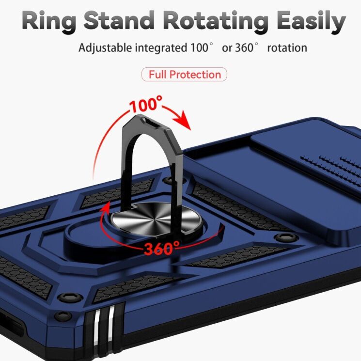 Защитный чехол Deexe Armor Shield для Google Pixel 7 - Blue: фото 7 из 9