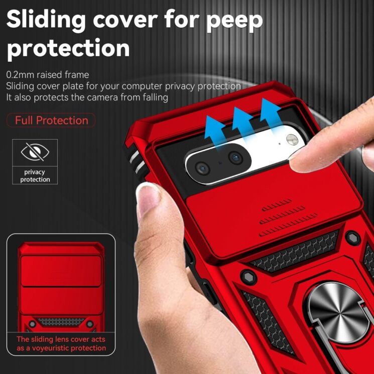 Защитный чехол Deexe Armor Shield для Google Pixel 7 - Blue: фото 6 из 9