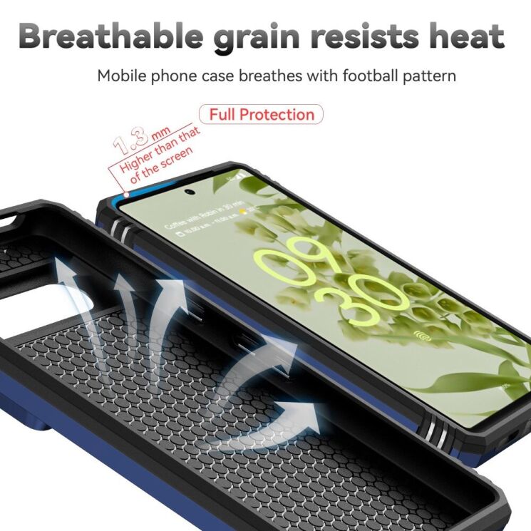 Защитный чехол Deexe Armor Shield для Google Pixel 7 - Blue: фото 9 из 9