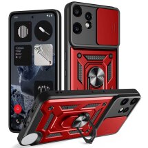Захисний чохол Deexe Armor Shield для Nothing CMF Phone 2 Pro - Red: фото 1 з 10