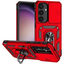 Защитный чехол Deexe Armor Shield для Samsung Galaxy S25 (S931) - Red: фото 1 из 9