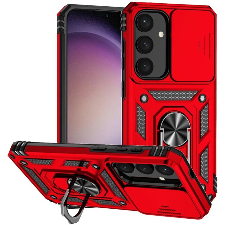 Защитный чехол Deexe Armor Shield для Samsung Galaxy S25 (S931) - Red: фото 1 из 9