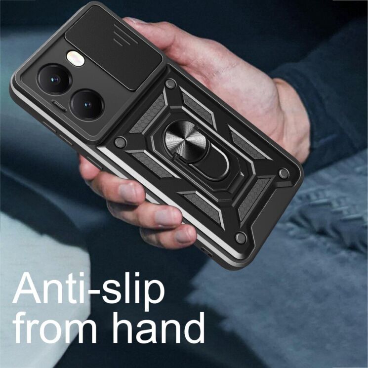 Защитный чехол Deexe Armor Shield для Xiaomi Poco X7 Pro - Black: фото 10 из 10