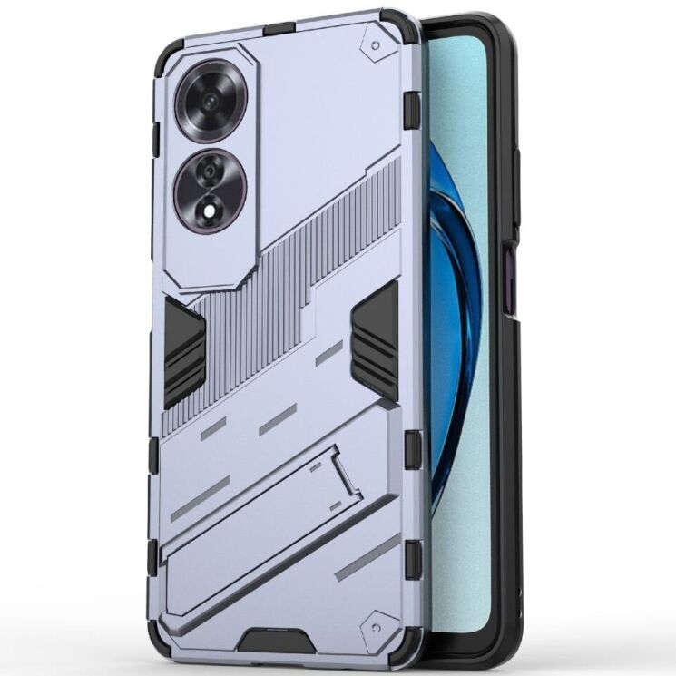 Защитный чехол Deexe Bibercas для OPPO A60 - Dark Blue: фото 2 из 8