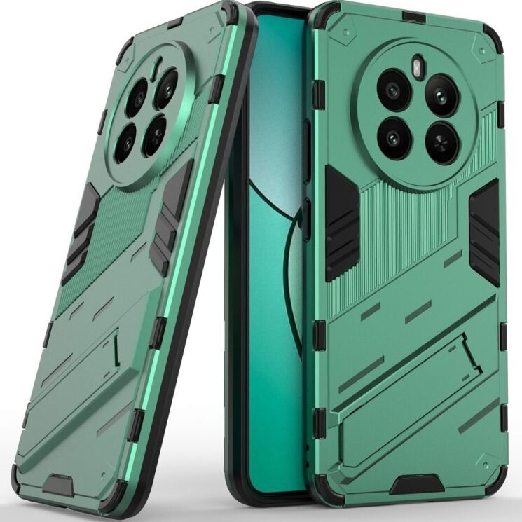 Защитный чехол Deexe Bibercas для Realme 12 / 12 Plus - Green: фото 1 из 6