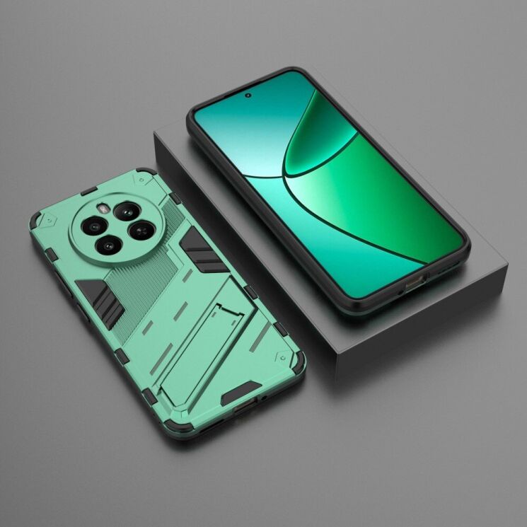 Защитный чехол Deexe Bibercas для Realme 12 / 12 Plus - Green: фото 5 из 6
