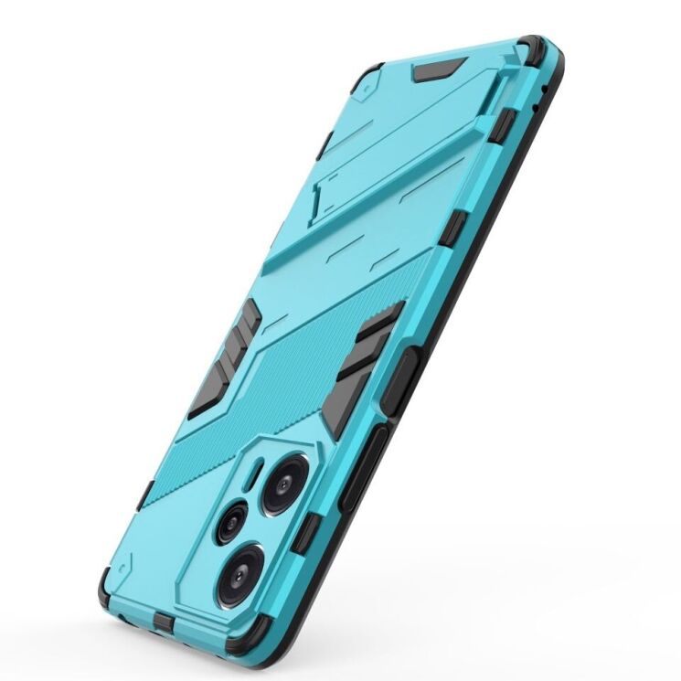 Захисний чохол Deexe Bibercas для Xiaomi Poco F5 / Redmi Note 12 Turbo - Baby Blue: фото 4 з 8