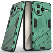 Защитный чехол Deexe Bibercas для Xiaomi Poco F7 Ultra - Green: фото 1 из 8