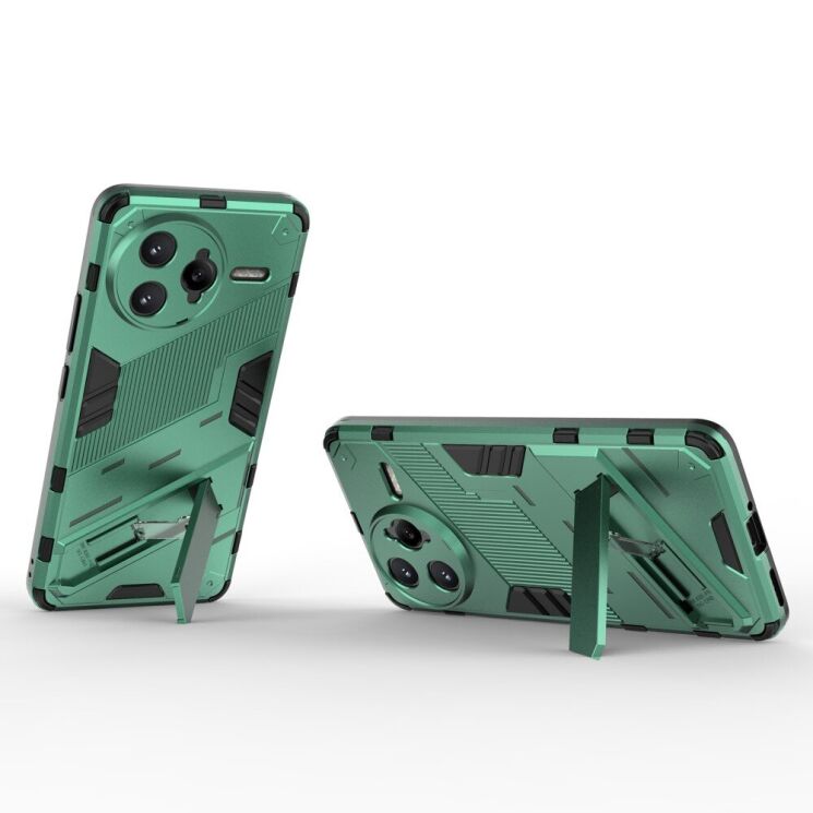 Защитный чехол Deexe Bibercas для Xiaomi Poco F7 Ultra - Green: фото 3 из 8