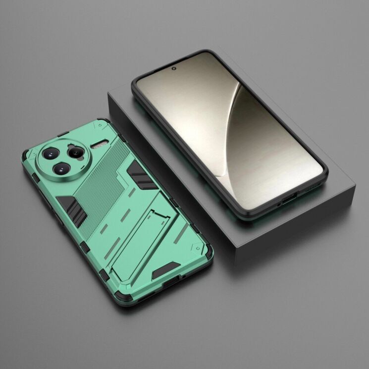 Защитный чехол Deexe Bibercas для Xiaomi Poco F7 Ultra - Green: фото 6 из 8