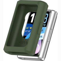 Защитный чехол Deexe Color Frame для Huawei Band 11 Pro - Dark Green: фото 1 из 8