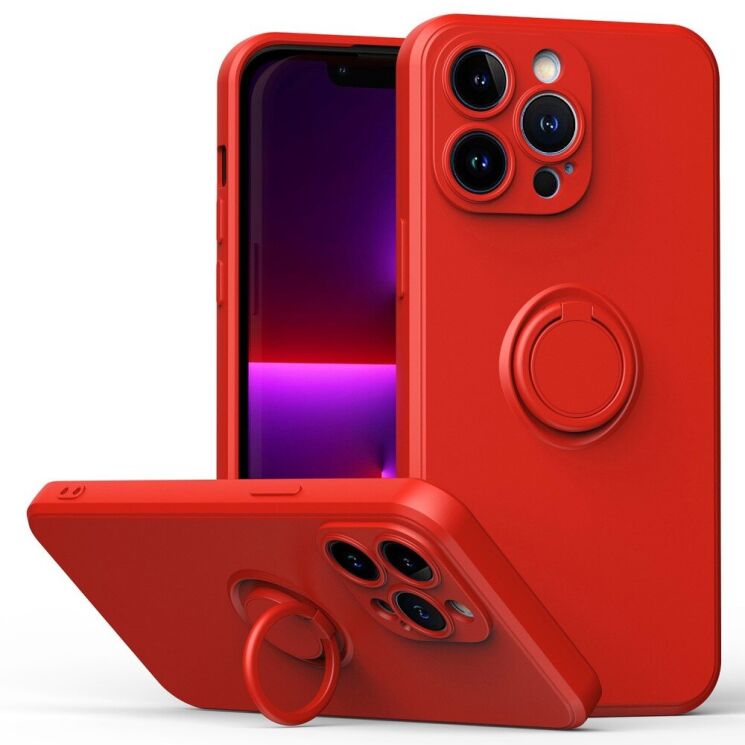 Захисний чохол Deexe Color Shell для Apple iPhone 14 Pro Max - Red: фото 1 з 8