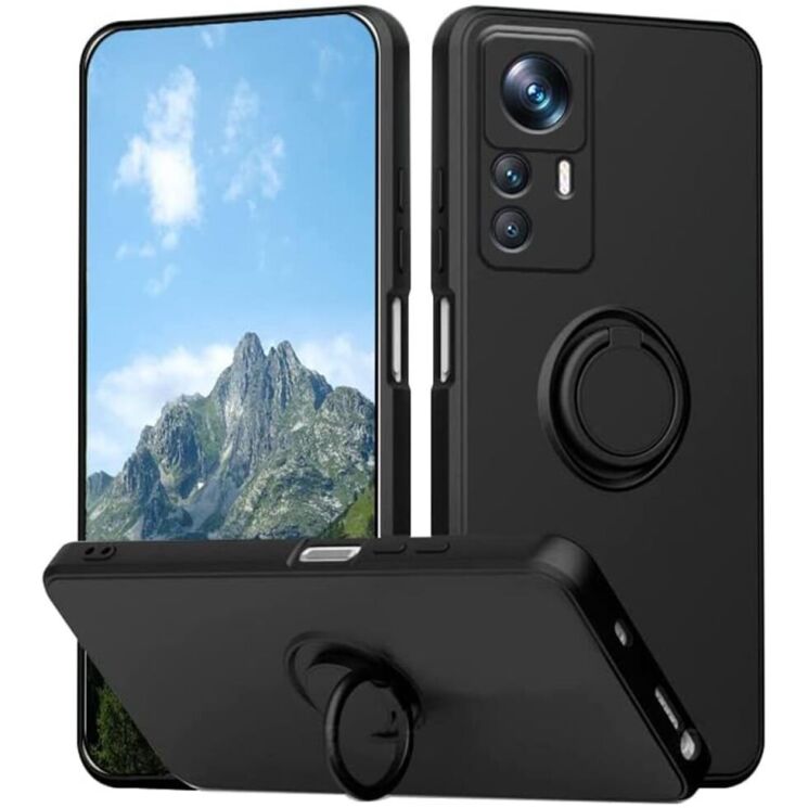 Защитный чехол Deexe Color Shell для Xiaomi 12T - Black: фото 1 из 7