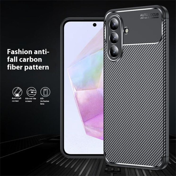 Защитный чехол Deexe Fusion для Samsung Galaxy A36 (A366) - Black: фото 6 из 11