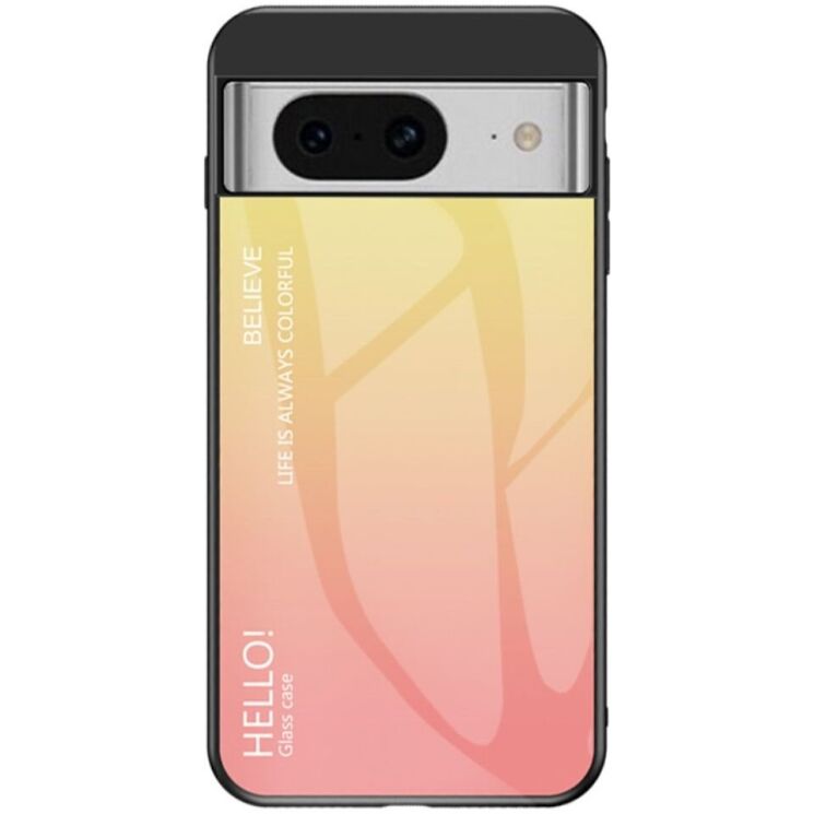 Защитный чехол Deexe Gradient Color для Google Pixel 8 - Yellow: фото 1 из 7