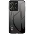 Захисний чохол Deexe Gradient Color для Motorola Moto G15 - Black / Grey (377416BH)
