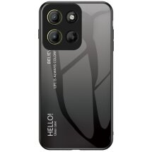 Защитный чехол Deexe Gradient Color для Motorola Moto G15 - Black / Grey: фото 1 из 10