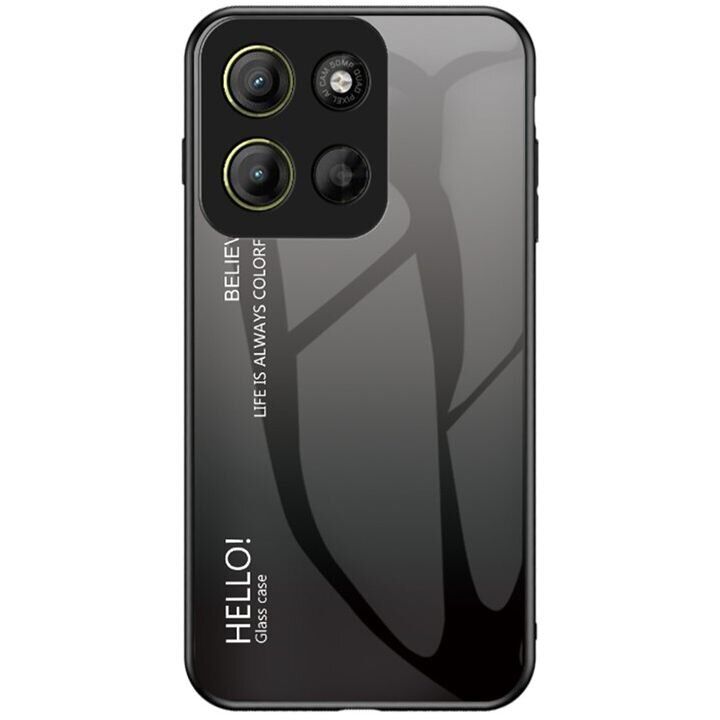 Захисний чохол Deexe Gradient Color для Motorola Moto G15 - Black / Grey: фото 1 з 10