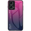 Защитный чехол Deexe Gradient Color для Motorola Moto G24 Power - Rose (347917M)