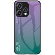 Захисний чохол Deexe Gradient Color для OPPO Reno 15 - Purple (405709V)