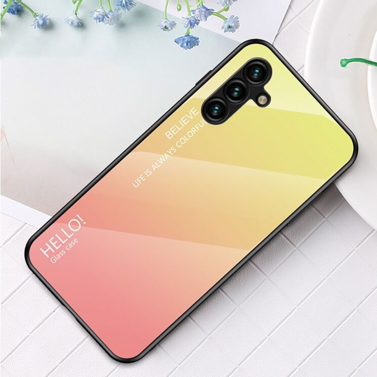 Защитный чехол Deexe Gradient Color для Samsung Galaxy A24 (A245) - Yellow: фото 2 из 8