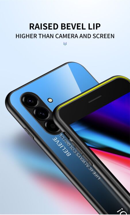 Защитный чехол Deexe Gradient Color для Samsung Galaxy A27 (A276) - Yellow (408603Y) Защитный чехол Deexe Gradient Color для Samsung Galaxy A27 (A276) - Yellow: фото 8 из 11