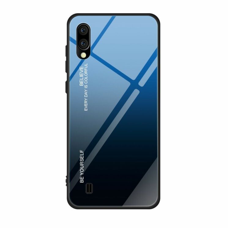 Захисний чохол Deexe Gradient Color для Samsung Galaxy M10 (M105) - Blue / Black: фото 1 з 15