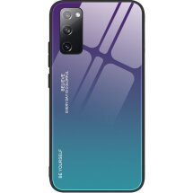 Захисний чохол Deexe Gradient Color для Samsung Galaxy S20 FE (G780) - Purple / Blue: фото 1 з 15