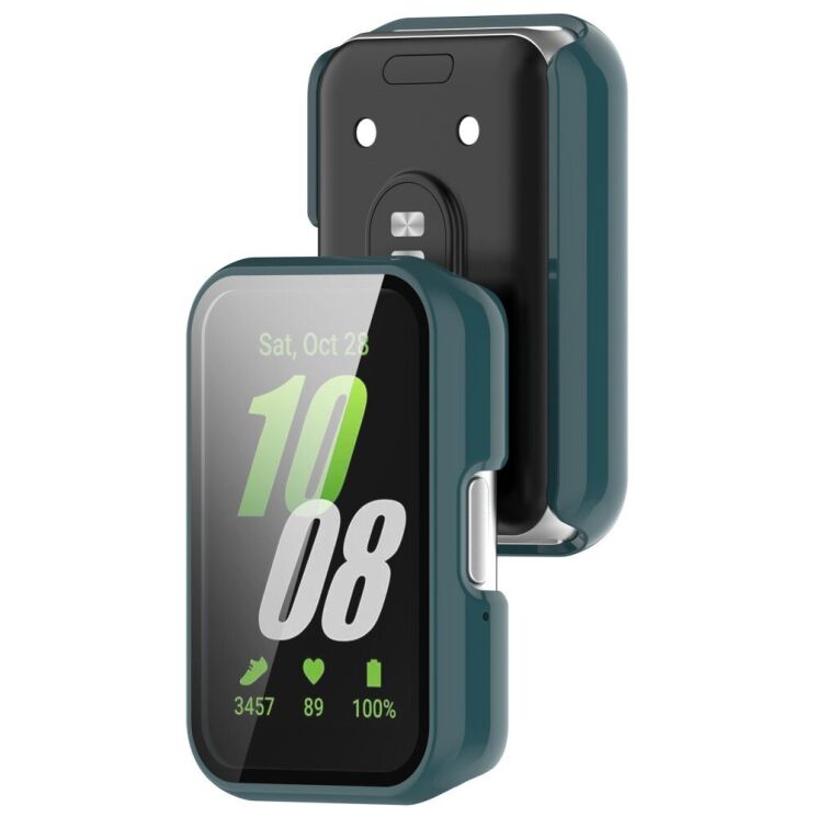 Защитный чехол Deexe Hard Frame для Samsung Galaxy Fit 3 - Glossy Green: фото 7 из 8