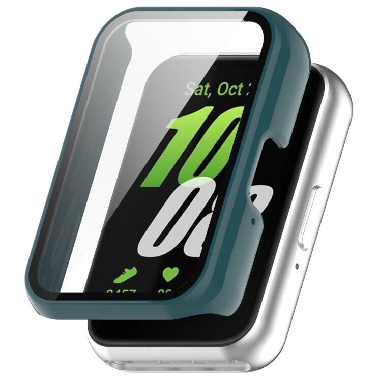 Защитный чехол Deexe Hard Frame для Samsung Galaxy Fit 3 - Glossy Green: фото 1 из 8