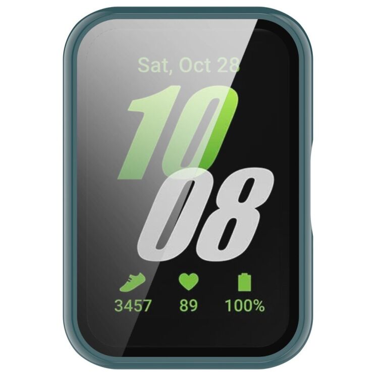 Защитный чехол Deexe Hard Frame для Samsung Galaxy Fit 3 - Glossy Green: фото 5 из 8