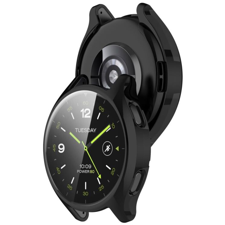Защитный чехол Deexe Hard Frame для Xiaomi Watch 2 - Black: фото 7 из 8
