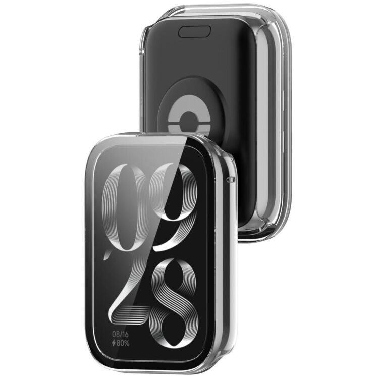 Защитный чехол Deexe Hollow Frame для Xiaomi Mi Smart Band 9 Pro - Transparent: фото 7 из 8