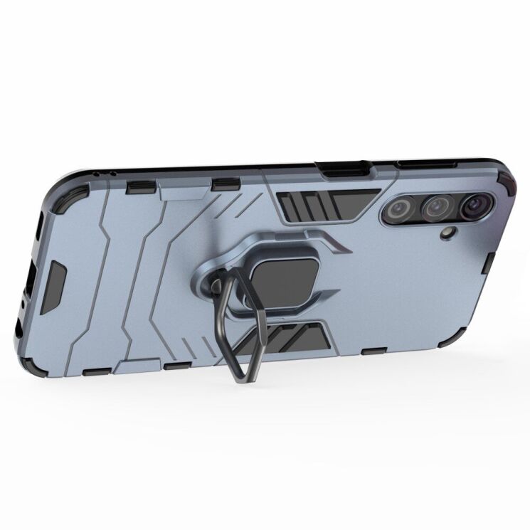 Защитный чехол Deexe Hybrid Case для Samsung Galaxy A24 (A245) - Blue: фото 4 из 8