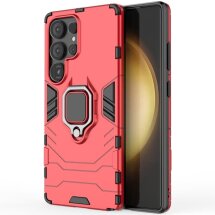 Защитный чехол Deexe Hybrid Case для Samsung Galaxy S25 Ultra (S938) - Red: фото 1 из 6