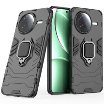 Защитный чехол Deexe Hybrid Case для Xiaomi Poco F7 Pro - Black: фото 1 из 6