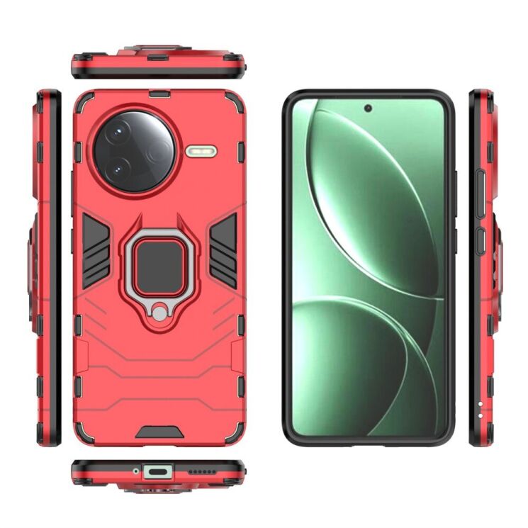 Защитный чехол Deexe Hybrid Case для Xiaomi Poco F7 Pro - Black: фото 5 из 6