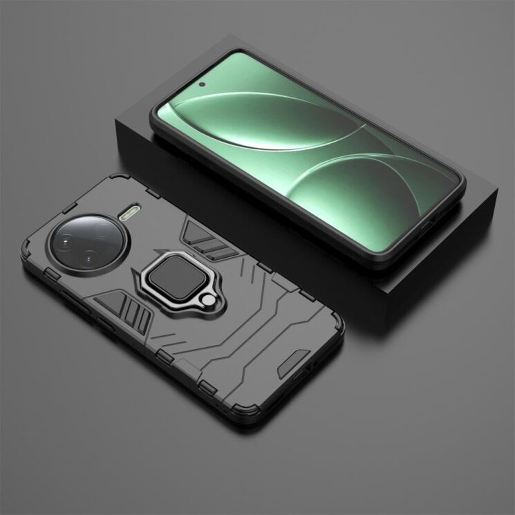Защитный чехол Deexe Hybrid Case для Xiaomi Poco F7 Pro - Black: фото 4 из 6