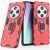 Защитный чехол Deexe Hybrid Case для Xiaomi Redmi 14C / Redmi A4 5G / Poco C75 - Red: фото 1 из 6