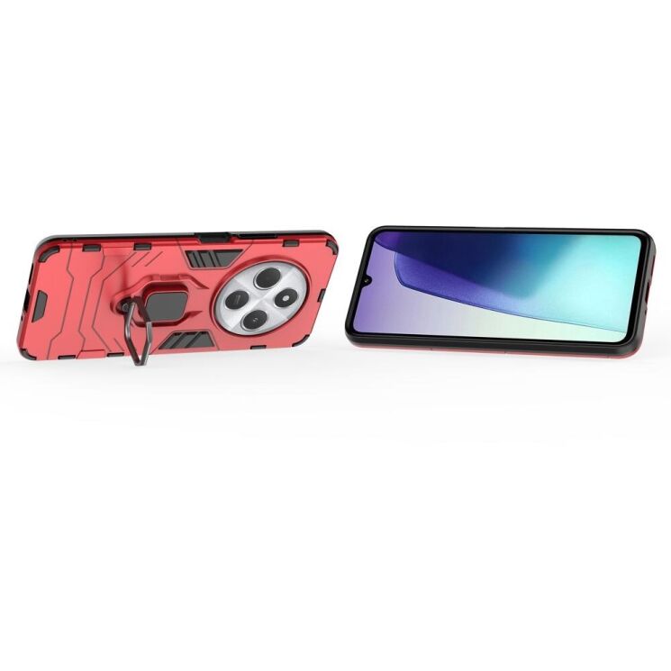 Защитный чехол Deexe Hybrid Case для Xiaomi Redmi 14C / Redmi A4 5G / Poco C75 - Red: фото 3 из 6