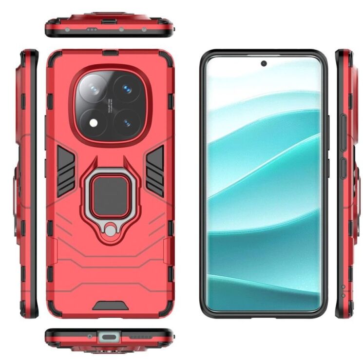 Защитный чехол Deexe Hybrid Case для Xiaomi Redmi Note 14 Pro 5G - Black: фото 6 из 6