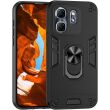 Защитный чехол Deexe Hybrid Shell для Infinix Smart 9 (X6532) / Hot 50i (X6531) - Black (368715B)
