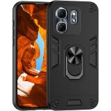 Защитный чехол Deexe Hybrid Shell для Infinix Smart 9 (X6532) / Hot 50i (X6531) - Black (368715B)