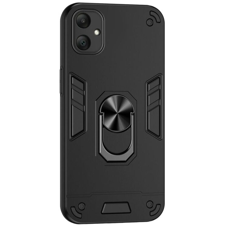 Защитный чехол Deexe Hybrid Shell для Samsung Galaxy A06 (A065) - Black: фото 1 из 6