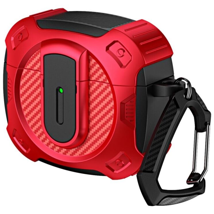 Защитный чехол Deexe Hyper Case для Apple AirPods 4 - Red: фото 1 из 9